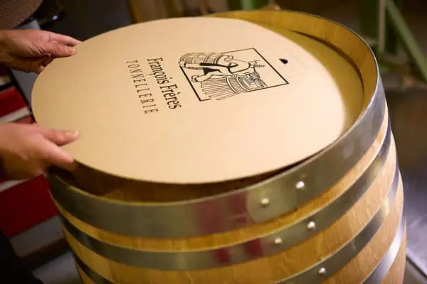 Kindred barrel room, French oak only